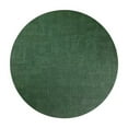 thumbnail image 2 of Snmubt Fabric Leather Round Table Mats Double Sided Placemats Hotel Household Western Food Mats Bowl Mats (Green), 2 of 6