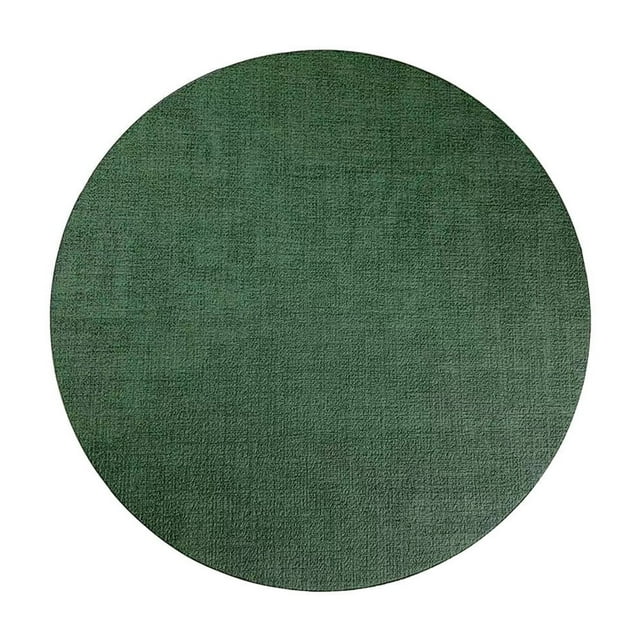 Napperons pour Table Ronde Tissu Cuir Napperon de Table Rond Tapis de Repas Double Face Hôtel Maison Tapis de Cuisine Occidentale Tapis de Bol Napperons Ronds