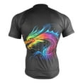 thumbnail image 4 of joogoo Glitter Dragon Cool Men's Cycling Jerseys Mountain Bike Short Sleeve Tops 3XL, 4 of 7