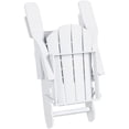thumbnail image 3 of Paradise 4-Piece Set Classic Folding Adirondack Chair with Footrest Ottoman, 3 of 8