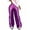 Purple, variant on Dweltoz Women's Baggy Wide Leg Track Pants Elastic Waist Color Block Straight Leg Long Pants Athletic Loose Stretchy Y2k Joggers,Red S