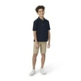 thumbnail image 4 of French Toast Boys School Uniform Short Sleeve Pique Polo Shirt, Sizes 4-20 & Husky, 4 of 6