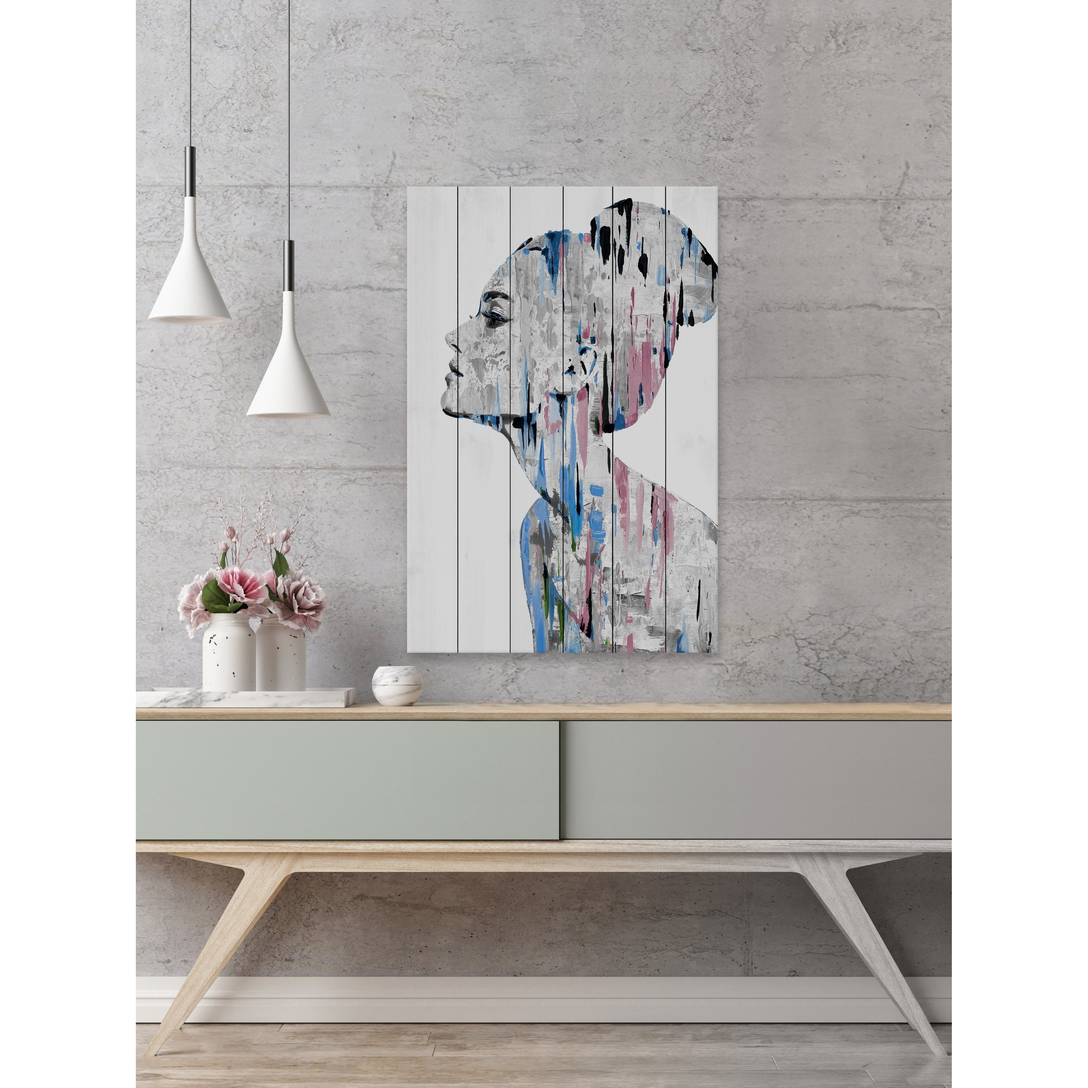 Parvez Taj I Feel Beautiful White Wood Wall Art