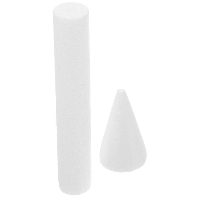 SHISUYAN Creative White Foam Castle Shape Cake Model for DIY Use and Party Accessories 10.5 Inches