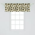 thumbnail image 2 of Ambesonne Sunflower Window Valance, Simple Hand Drawn, 54" X 18", Grey Earth Yellow, 2 of 3