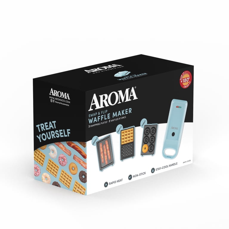 Flip Waffle and Donut Maker with Interchangeable Plates photo 6