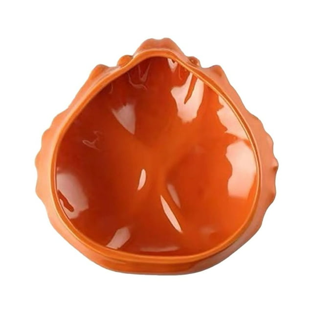 Miangastore 1pc Japanese Style Ceramic Dish Unique Crab-shaped Plate Creative Crab Bowl