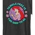 thumbnail image 3 of Disney Princess - Ariel Tangle Free Is The Way To Be - Women's Short Sleeve Graphic T-Shirt, 3 of 5