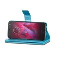 thumbnail image 4 of for 5.5" Motorola moto Z2 Play Z2 Force Case Glitter Wallet Phone Case Hybrid Folder Extra Pocket Pouch Purse Screen Flip Cover Blue, 4 of 4