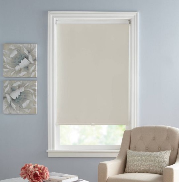Lumi Home Blackout Roller Window Shade with Slow Release System Gray 34