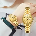 thumbnail image 6 of OLEVS Women Watches Business Dress Female Ladies for Small Wrist Watch Gold Plated Silver Tone Stainless Steel Band Analog Quartz Waterproof Lady Watches, 6 of 11