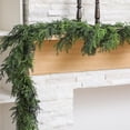 thumbnail image 3 of Guvpev 9FT Artificial Christmas Cedar Garland - Realistic Cedar Pine Needles Greenery Garland Christmas Decoration for Home, Table, Mantel, Wall, Winter, Stairs, Indoor Outdoor Holiday Party Decor, 3 of 9