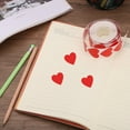 thumbnail image 4 of Uxcell 1 Inch Vinyl Heart Stickers Self-Adhesive Stickers Label for Shop Home Office 500 Pcs Red, 4 of 6