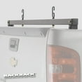 thumbnail image 1 of BackRack Ladder Rack 11524 Rear Bar; Stake Pocket Mount; Direct-Fit; 3 Inch Height; Non-Adjustable; Use With Backrack Cab Guard; Powder Coated; Black; Steel, 1 of 2