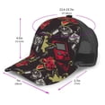 thumbnail image 2 of Disketp Vintage Gaming Print Trucker Hat Men Women - Mesh Baseball SnapBack Cap, 2 of 7