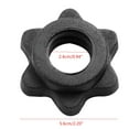 thumbnail image 3 of 4Pcs 25mm Dumbbell Barbell Handbell Clip Lock Screw Nut Anti-Slip Spin-Lock Collar Hex Nut For Strength Training, 3 of 8