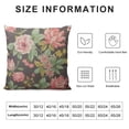 thumbnail image 6 of Nawypu  Throw Pillow Cover Seamless Vintage Flower Pattern on Navy Background Decorative Square Pillow Case for Home Bedroom Living Room Cushion Cover 2pc, 6 of 6