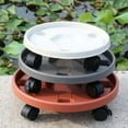 thumbnail image 4 of Pot Wheels Decorative High Loading Capacity Plastic Plant Pot Mover for Garden, 4 of 10