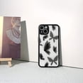 thumbnail image 4 of Compatible for iPhone 13 Case, with Clear Cute Black Butterfly Pattern Design for Women Girls Retro Aesthetic Soft Slim TPU Drop Bumper Case for iPhone 13 - Black Fly Butterfly, 4 of 13