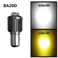 thumbnail image 3 of Headlight Bulbs White Condenser H4 Ba20D LED Motorcycle 12V 3000K 6000K Lens Fog Lamp Headlamp, 3 of 5