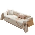 thumbnail image 2 of ViLaViDeca Couch For Sectional Sofa L Shape Couch Cover Blanket Orange Striped Geometric Sofa Cover For Dogs Sofa Washable Modern Sofa For Living Room, 2 of 7
