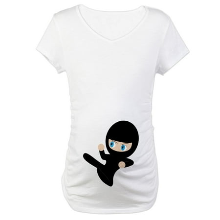 

CafePress - Womb Ninja Maternity T Shirt - Cotton Maternity T-shirt Cute & Funny Pregnancy Tee