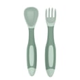 thumbnail image 2 of 2Pcs/Set Children Tableware Bendable Design Portable Utensils Toddler Feeding Auxiliary Spoon Fork For Toddler, 2 of 9