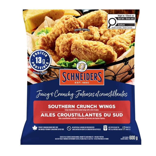 Schneiders Southern Crunch Chicken Wings, 600 g