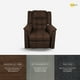 thumbnail image 5 of Sillón Reclinable Onstore Reposet París Lino Café, 5 of 10