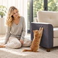 thumbnail image 4 of Cat Scratching Mat Cuttable Adhesive Wear-Resistant Carpet Furniture Protector, 16x79 Inch, Easy Install, Large Coverage, Heavy Duty, Self-Adhesive, Multi-Use, 4 of 5