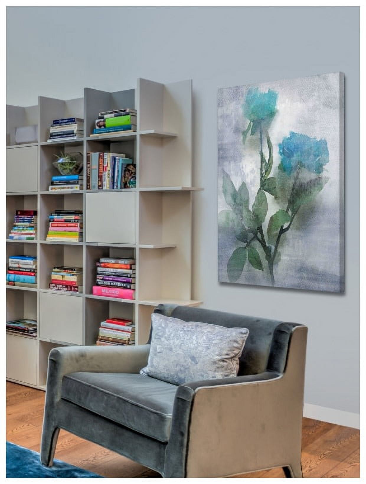 Marmont Hill - "Midnight Blue 2" by Irena Orlov Painting Print on Wrapped Canvas