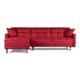 thumbnail image 2 of Sala Modular Sofá Cama de Lino Rojo Makora Modelo Sunny, 2 of 7