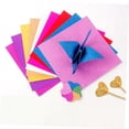 thumbnail image 4 of ORDDIART 100Pcs Beautiful Glitter Paper Assorted Colors Eco Friendly DIY Handmade Cards Material, 4 of 8