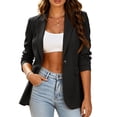 thumbnail image 2 of Resicozy Suit Jacket for Women Business Casual Blazers Office Work Jackets Long Sleeve Open Front Jacket Travel Blazer Gray S, 2 of 10