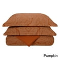 thumbnail image 5 of Superior 600 Thread Count Cotton-Blend Duvet Cover Set, Full Queen, Pumpkin, 5 of 5