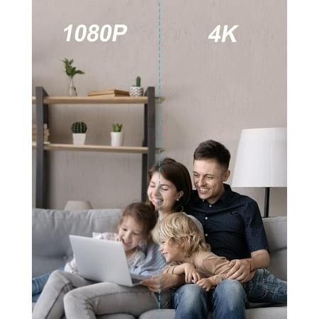Swann - Pro Enforcer Indoor/Outdoor PoE Wired 4K UHD NVR Add-On Home Security Bullet Camera - White