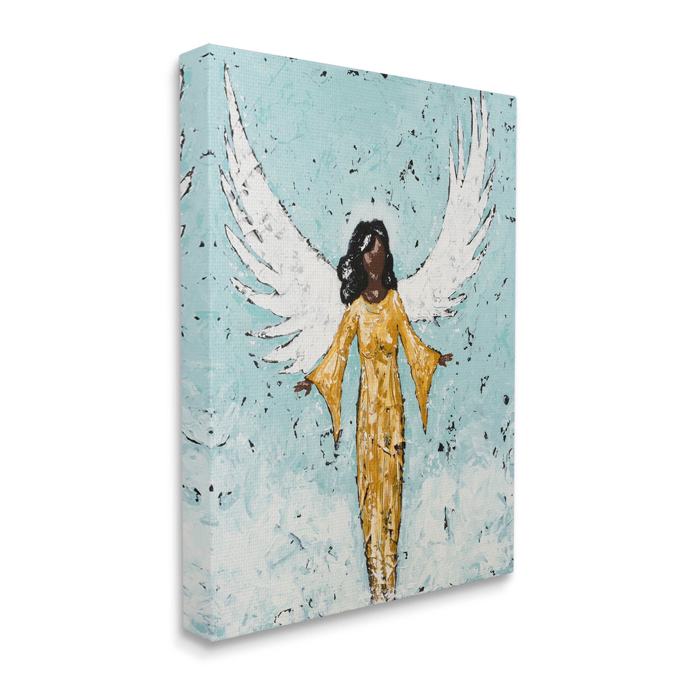 Stupell Industries Angel Wings Woman Portrait Painting Gallery Wrapped Canvas Print Wall Art, Design by Jade Reynolds