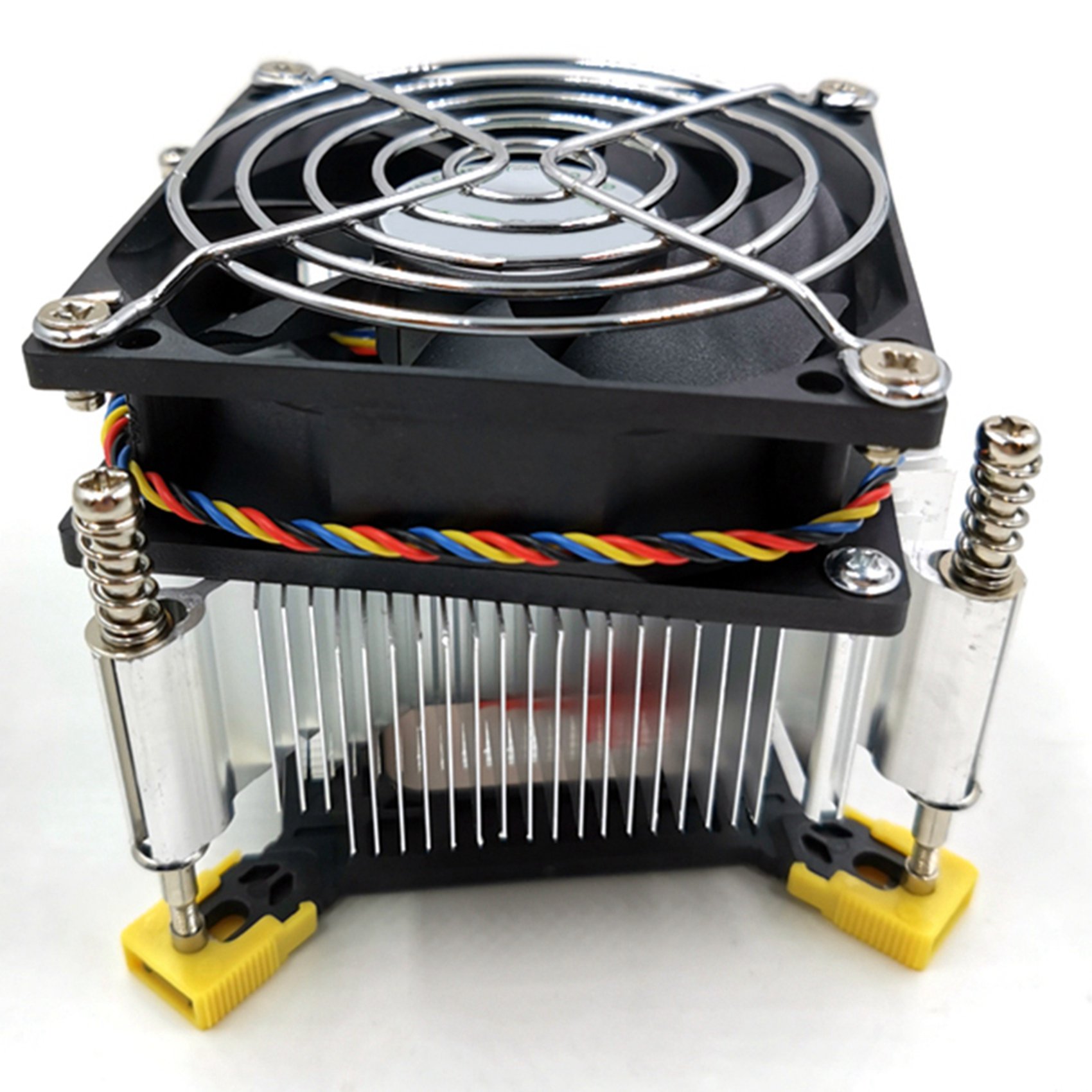 2X CPU Cooler Fan Cooling 1366 2011 1155 4-Pin Wire Temperature Control and Speed Control Radiator for X58 X79,2x CPU Cooler,Black