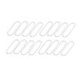 thumbnail image 3 of Metal Nail File Label Tag Key Keychain Bead Ball Chain Silver Tone 3.9 Inch Long, 3 of 5