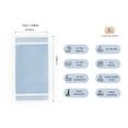 thumbnail image 4 of Casa Platino Cotton Hammam Towels 4 Pack – Lightweight, Extra Large Pool Towels for Adult, Perfect for Beach Trips and Summer Picnics – Sky Blue, 4 of 4