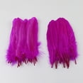 thumbnail image 4 of 50 piezas de plumas naturales de 5 a 8 pulgadas para manualidades y decoración de ropa. Rosa roja, 4 of 7