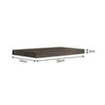 thumbnail image 1 of Wall Mounted Rustic Floating Shelves Wall Display Rack Decor Floating Display Shelves for Living Room Kitchen Bedroom, 1 of 6