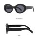 thumbnail image 2 of Gafas de sol estrechas ovaladas con patrón de mármol, gafas de sol modernas con encanto para disparar en la calle, gafas de sol modernas para mujer 9288 ShuxiuWang  9024735118091, 2 of 3