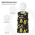 thumbnail image 3 of Rocae Avocado Work Out for Men's Basketball Jersey Lightweight and Breathable Athletic Tank Top,Quick-Drying Sports Jersey XX-Large, 3 of 9