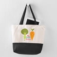 thumbnail image 5 of CafePress - Vegan Veggie Lover - Two Tone, 100% Cotton, Zipper Tote Bag, 5 of 6