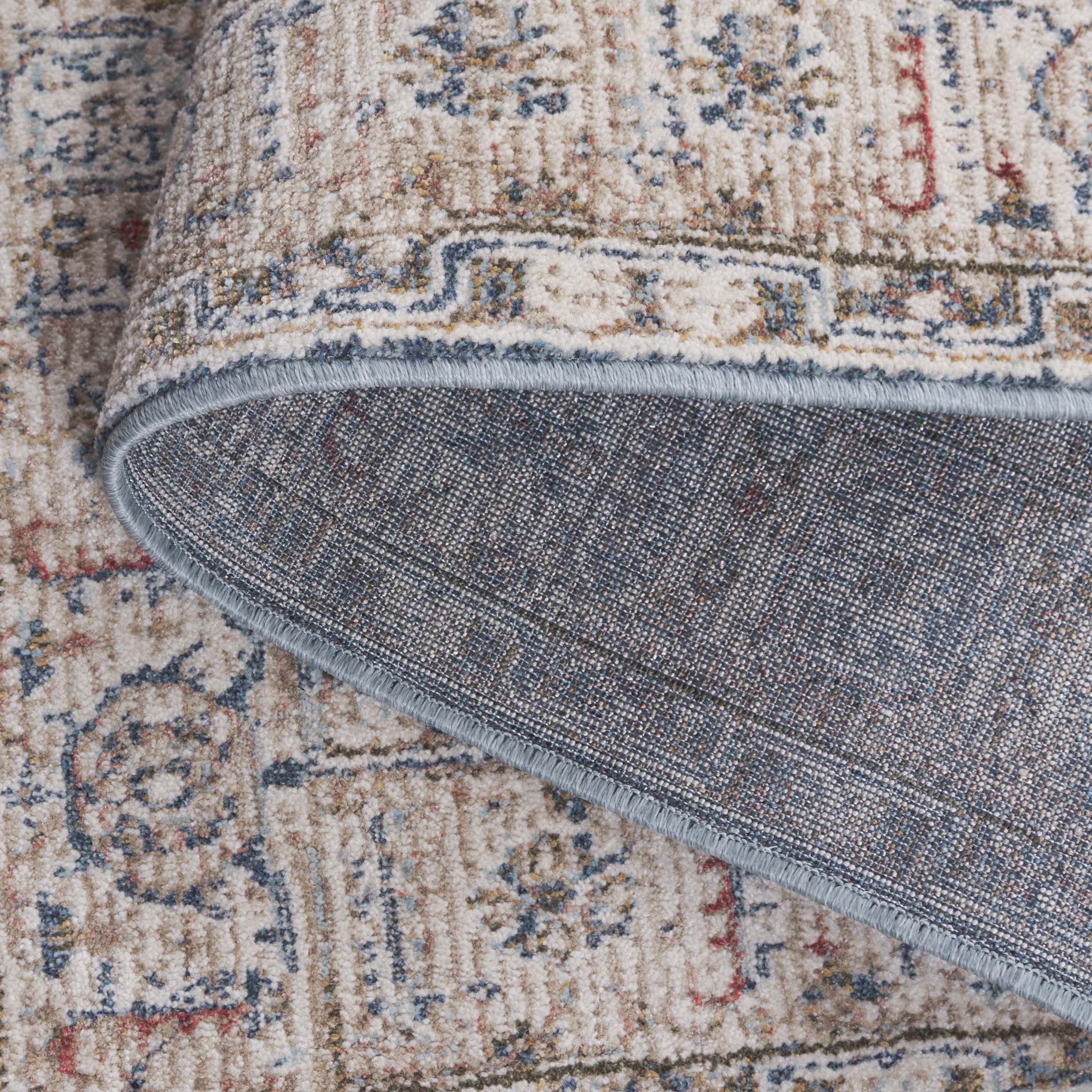 SAFAVIEH Vivaldi Roberta Abstract Area Rug, Light Blue/Ivory, 8' x 10'