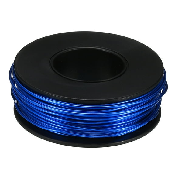 Uxcell 75.5ft Aluminum Wire, 1Pc Jewelry Wire Aluminum Craft Wire 1mm 18 Gauge Wire for Jewelry Making Crafting, Blue