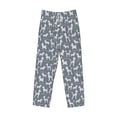 thumbnail image 4 of Xecao Poodle Dog Men's Straight Lounge Pajama Pants: The Ultimate in Comfortable Sleepwear, 4 of 9