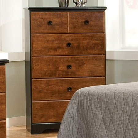 Standard Furniture Steelwood 30 Inch Chest In Oak Cherry
