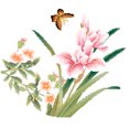 thumbnail image 3 of Kit Punto Cruz Flores Impresas Con Cuentas Bordado Parcial Arte para El 45x43cm, 3 of 8